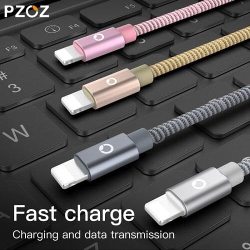 PZOZ for iphone cable Xs max Xr X 8 7 6 6s 5 s plus ipad mini air fast charging mobile phone charger cord data quick usb cables