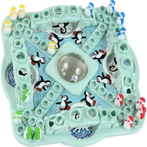 Classic Penguins Competition Board Game Toy funny Family interactive Game Flying chess for 2-4 player Childrens educational toy