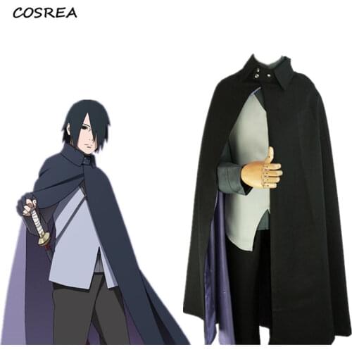 Japanese Anime Boruto The Movie Uchiha Sasuke Cosplay Costumes Women Men Uniform Suits Sets Halloween Party Props Gift