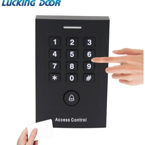 LUCKING DOOR 125KHZ RFID Password Keypad Access Control Backlight Door Standalone Access Control System Device Machine door lock