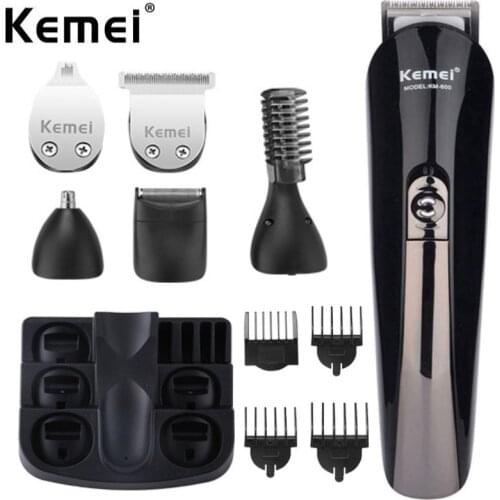 Kemei 11 In 1 Multifunction Hair Clipper Professional Hair Trimmer for Men Electric Beard Trimmer Hair Cutting Machine