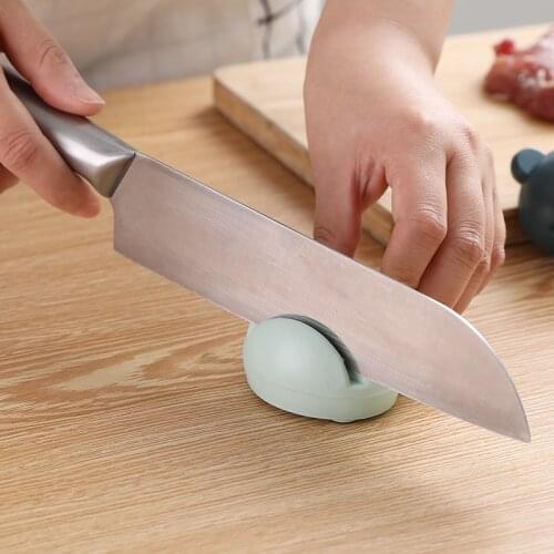 Mini Knife Sharpener Kitchen Sharpening Stone Whetstone Tungsten Steel Diamond Ceramic Kitchen Knifes Accessories