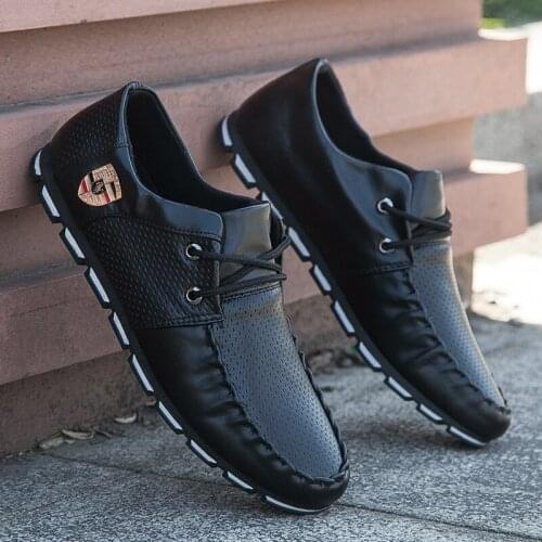 Hot Sale Men Casual Shoes Fashion Sneakers Men Shoes Pu Leather Man Loafers Moccasins Flats Male Driving Shoes zapatos de hombre