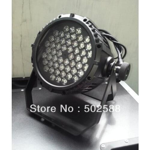 Wholesale 54*3w RGBW led outdoor par light waterproof IP65 high power 180w led stage par can par 64 light