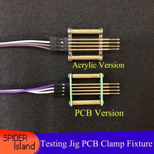 PCB Probe 2.0mm / 2.54mm Simulation Programming Download Burn Tool Hand Pressure Type PCB Test Fixture Tooling JTAG DIY Kit