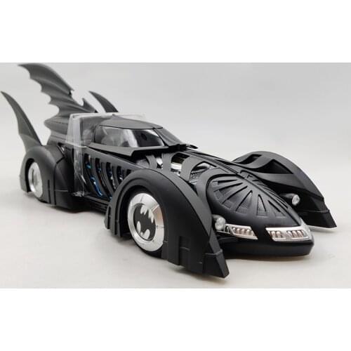 45CM Bat Sports Car Diecast Alloy 1:18 Scale Bat Rider Vehicle Model Toy for Adult Collection Gift Souvenir Collectible Boy Toys
