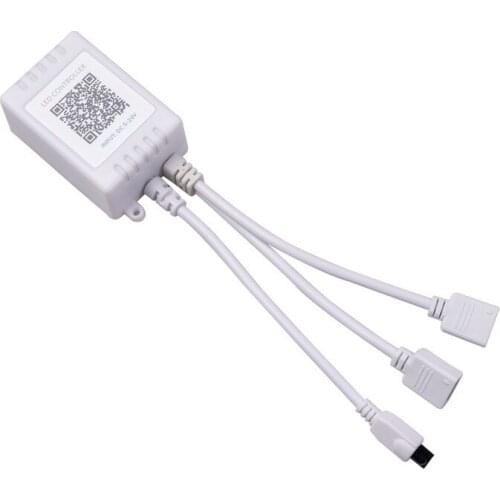 Light Controller Portable Durable Rechargerable Bluetooth+Infrared Smart 1With2 LED Lights with RGB Controller for Mobile Phones