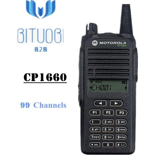 CP1660 VHF UHF radio 136-174MHz 403-446MHz 435-480MHz walkie talkie 99 channel for Easier usage