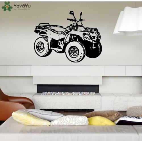 YOYOYU Wall Decal ATM Car Wall Stickers For Kids Rooms Cool Design Fashion Home Decor Boys Bedroom Art Mural Wheels FashionSY735