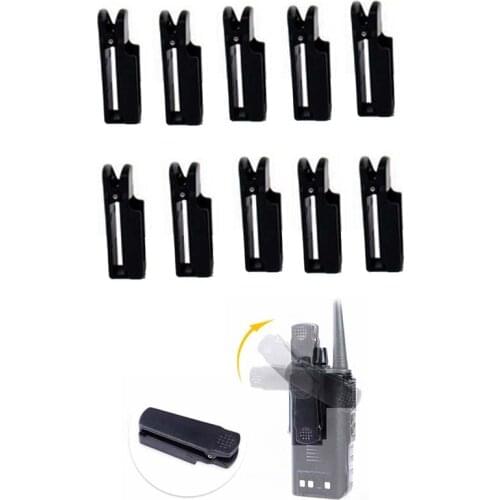 Lot 10pcs Belt Clip Holder for Handheld Baofeng BF-A58 UV-9R Plus GT-3WP UV-XR BF-9700 R760 5RWP Two Way Radio Walkie Talkie