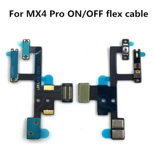 10pcs for Meizu Mx4 Pro Power Button On Off Switch Button Sensor Flex Cable For Meizu Mx4 Pro 5.5 Inch Smartphone