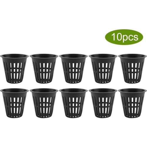 10pcs/Set Durable Safe Plastic Hydroponic Basket Cup for Garden Balcony Planting