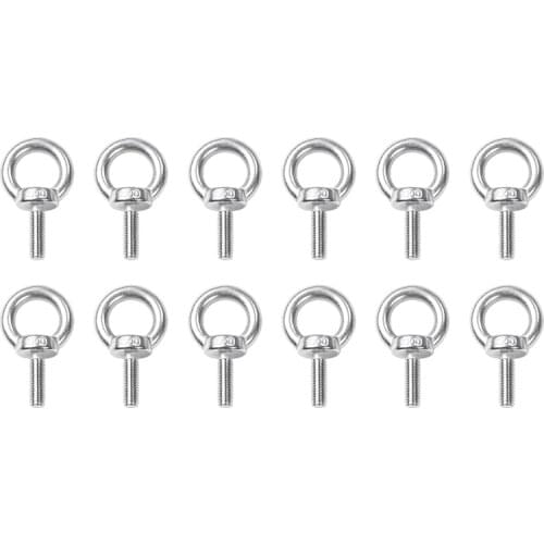 12Pcs Car Quick Removal Fastener Thumb Roof Screws Accessories Silver Stainless Steel Fit For Suzuki Jimny 2019 2020