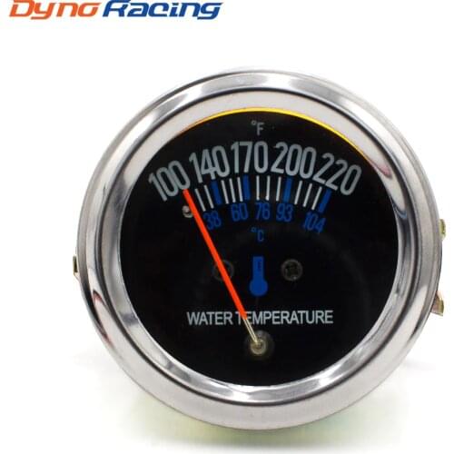 2inch 52mm 12V DC Electrical Mechanical Car Water temp Temperature Gauge Black Face Fahrenheit Water Temp meter BX101085