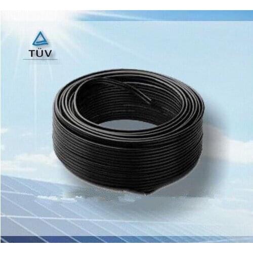 4.0mm2 Solar cable/Solar wire for PV solar panel, black and red color