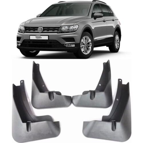 4pcs Car Front Rear Mudguards For VW Tiguan 2 Mk2 2016 2017 2018 Volkswagon Splash Guards Mudflaps Accessories Fender Mudflap