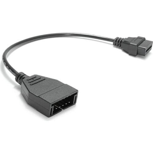 Auto Diagnostic Cable Vehicles autoscanner adapter Newest OBDII OBD 2 Connector Adapter for GM 12 Pin GM12 to 16 Pin