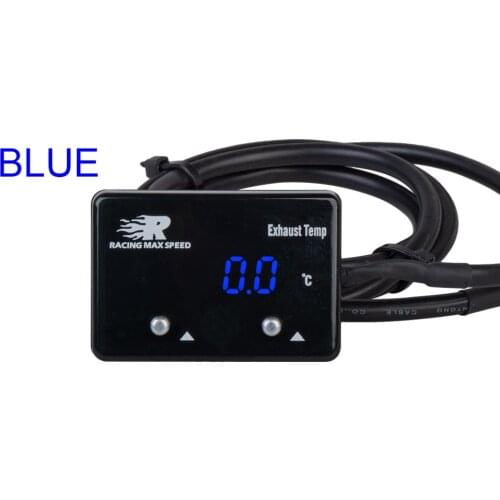 Car Exhaust Temp Gauge With Sensor Mini LED Digital Display DC12V Plastic+Metal Exhaust Temperature Gas EGT EXT Temp Gauge