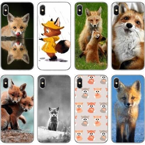 Case Cover Pattern-Baby-Foxes-Red-Pink-Fox For iPod Touch iPhone 10 11 12 Pro 4S 5S SE 5C 6 6S 7 8 X XR XS Plus Max 2020