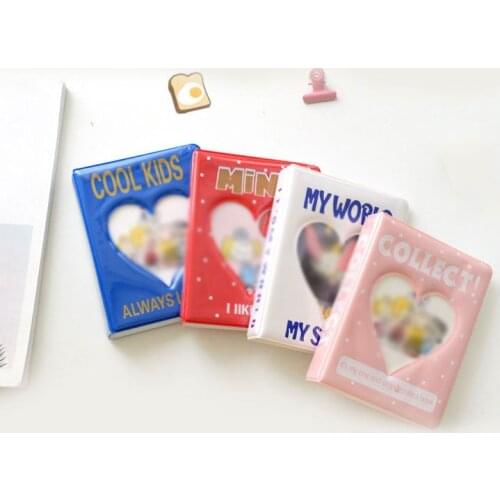 Photocard Holder Photo Album Hollow Out Love Model Vintage Photo Holder Holds 36 Photos 3 Inches Photo Sticker Album Card Bag