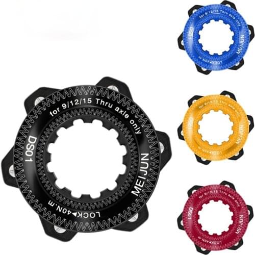Disc Center Lock Hub Conversion Mountain Centerlock to 6-hole Bike Brake Adapter Outdoor Cycle Biking Entertainment