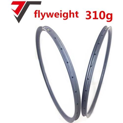 TRIPS 2018 super light weight 310g carbon mtb bicycle tubeless rim carbon rim 29 mountain bike rims 30mm carbon rim asymmetric