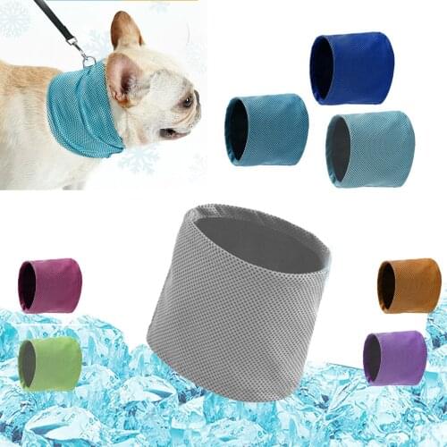 Summer Pet Cooling Headscarf Dog Instant Cold Scarf Small And Medium-sized Dog Towel Scarf Summer New Towel Wrapped Neck Dog