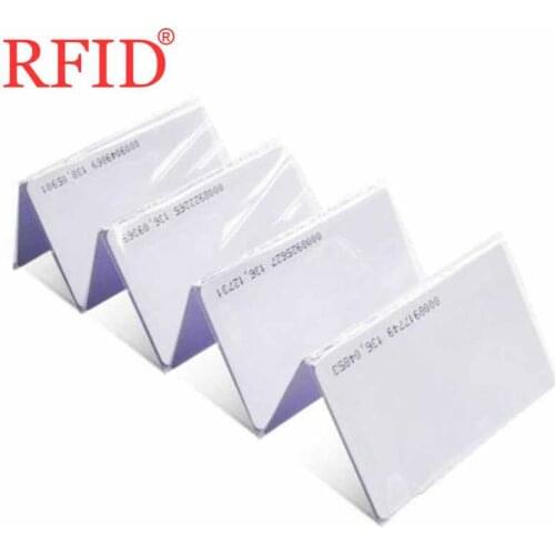 ID 125Khz EM4100 TK4100 Read Only White Card RFID Token Tag Back Door Token Access Control Tag Fast Shipping Fast Shipping 1pcs