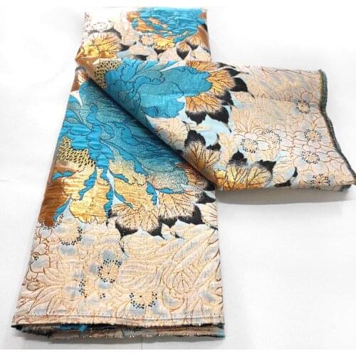 Latest African Lace Fabric High Quality Jacquard Brocade Lace Fabric French Organza Nigeria Lace Fabric For Wedding VMH5081