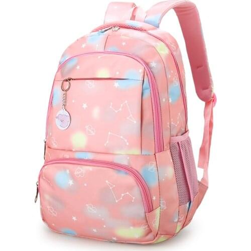 New Womens Backpack Korean School Bags for Girls Cute Schoolbag for Elementary School Students 6-12 Years Old Children Bookbag