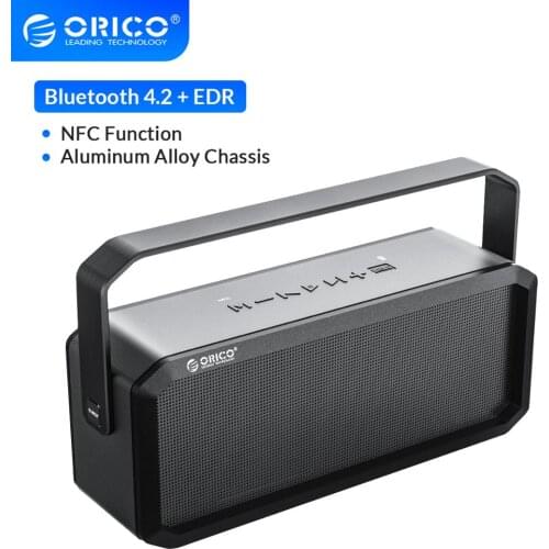 ORICO Outdoor Wireless Speaker Portable Bluetooth Speaker Bass Sound 3D Stereo Music Surround Support Bluetooth AUX TF Card