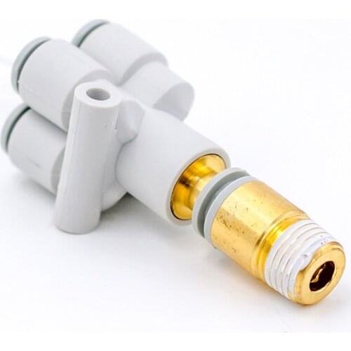 Pneumatic Tube Double Plug-in Y Fitting KQ2XD04-04 KQ2XD04-06 KQ2XD04-08 KQ2XD06-06 KQ2XD06-08 KQ2XD06-10 KQ2XD06-12