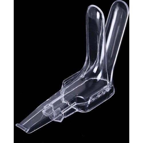 1PCs Clear Plastic Vagina Expansion Device Adult Genitals Anal Vaginal Dilator Colposcopy Speculum Medical Feminine Hygiene