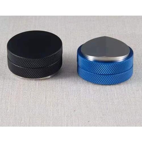 58mm Adjustable 304 Stainless Steel Coffee Tamper Tamper Triple Coffee Distributor Triple Tamper Height-Adjustable Threaded