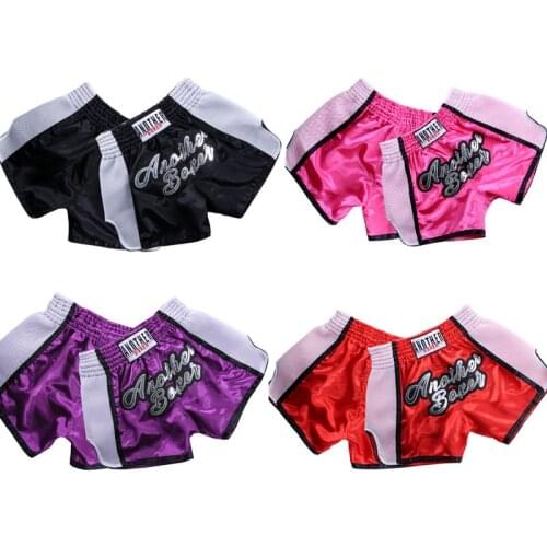 Muay Thai Shorts for Adult Children Loose MMA Training Trousers Ventilate Fight Training Boxer Pants Boxing Equipment Wholesale