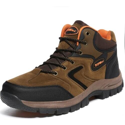 New Men Women Hiking Shoes Durable Waterproof Anti-Slip Trekking Boots Top Quality Outdoor Shoes Fashion Casual Snow Boots