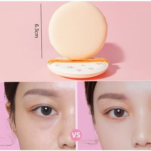 2pcs/set Smooth Makeup Sponge Facial Powder Puff Soft Foundation BB Cream Blender Air Cushion Pad Women Beauty Cosmetic Tool