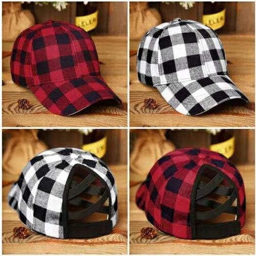 2020 High Quality Ponytail Baseball Cap Messy Bun Hats for Women Washed Cotton Snapback Caps Casual Summer Sun Visor Outdoor Hat
