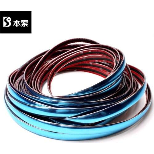 Car Sticker Chrome Decor Strip Fit For Corolla RAV4 Yaris Fit for Qashqai Juke Xtrail Accessories 1 3 5 15 meters