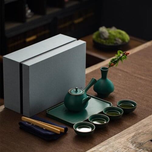 Keukenhulpjes Organizer Ev Dekorasyon Aksesuarlar Kung Fu China Teapot Home Decoration Accessories Teaware Chinese Tea Set