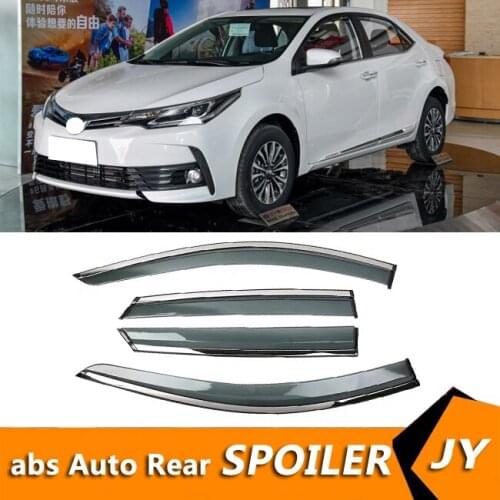 For Toyota Corolla 2014-2018 Corolla Window Visor Vent Shades Sun Rain Deflector Guard For S Auto Accessories 4PCS/SET