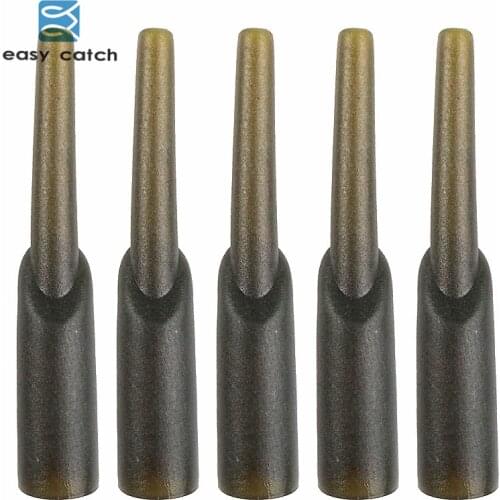 Easy Catch 20pcs Carp Fishing Run Rig Rubber Plastic Running Rigs Sleeve Swivel Connector Carp Fishing Accessories