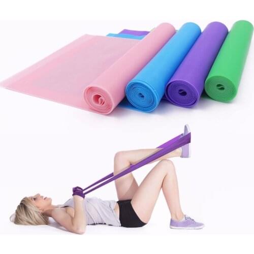Fitness Equipment 1.5m Resistance Bands Yoga Natural latex Bands Strength Training Elastico Para Exercicios