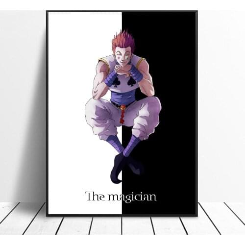 Hisoka the Magician Art Canvas Poster Home Decor Painting No Frame