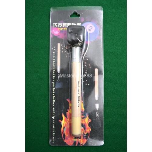 Pocket Snooker Billiard Pool Chalk Holder&Cue Stick Tip Pick Pricker Pen Exquisite Repair Tool