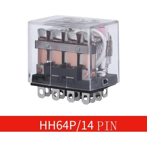 Small relay with light LY4NJ hh64p 220 V DC24 V DC12 V 10A JQX-13-4Z general purpose relay
