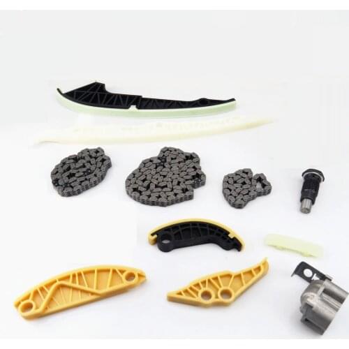 FHAWKEYEQ Qty11 2.0T Oil Pump Timing Chain Tensioner Kit For Seat Exeo Leon Q5 VW Passat B6 A4 A6 Jetta Beetle Tiguan 06H109467N