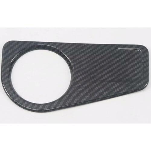 For Volkswagen VW Tiguan MK2 2016-2018 2019 Carbon Fiber Dim Light control Sticker Headlight Switch Cover Trim Car Accessories