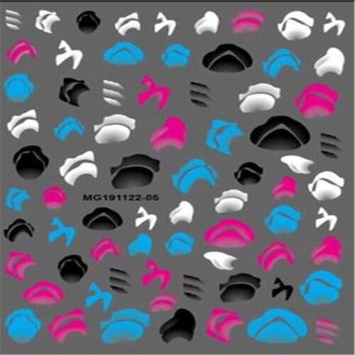 Water Ripple Nail Stickers Light Traceless Nail Decals Nail Art Water Mark Nail Decor