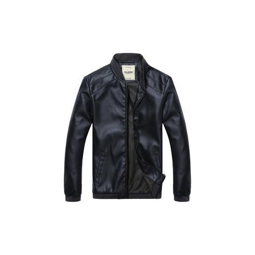 Autumn Man Leather clothing Fashion Pu Fur Clothing Stand Collar Thin Men Jacket Slim Coat Tops OUTERWEAR cuero de la PU M-4XL